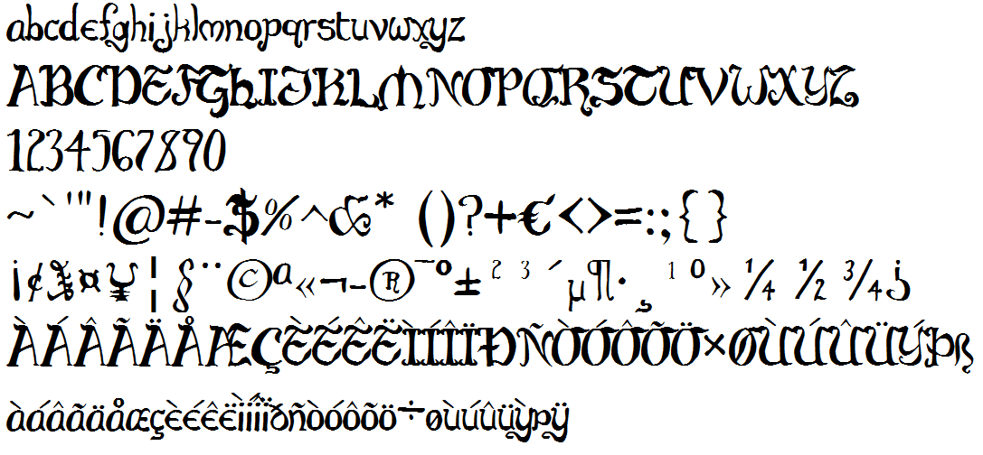 BEHOLD - ANOTHER FREE FONT FOR YOU GUYS - YAAAY!!! — ProFantasy ...