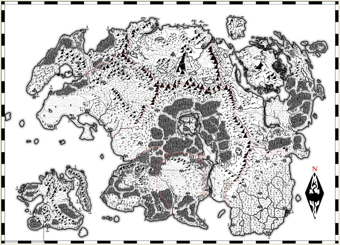 Карта хайборийской эры