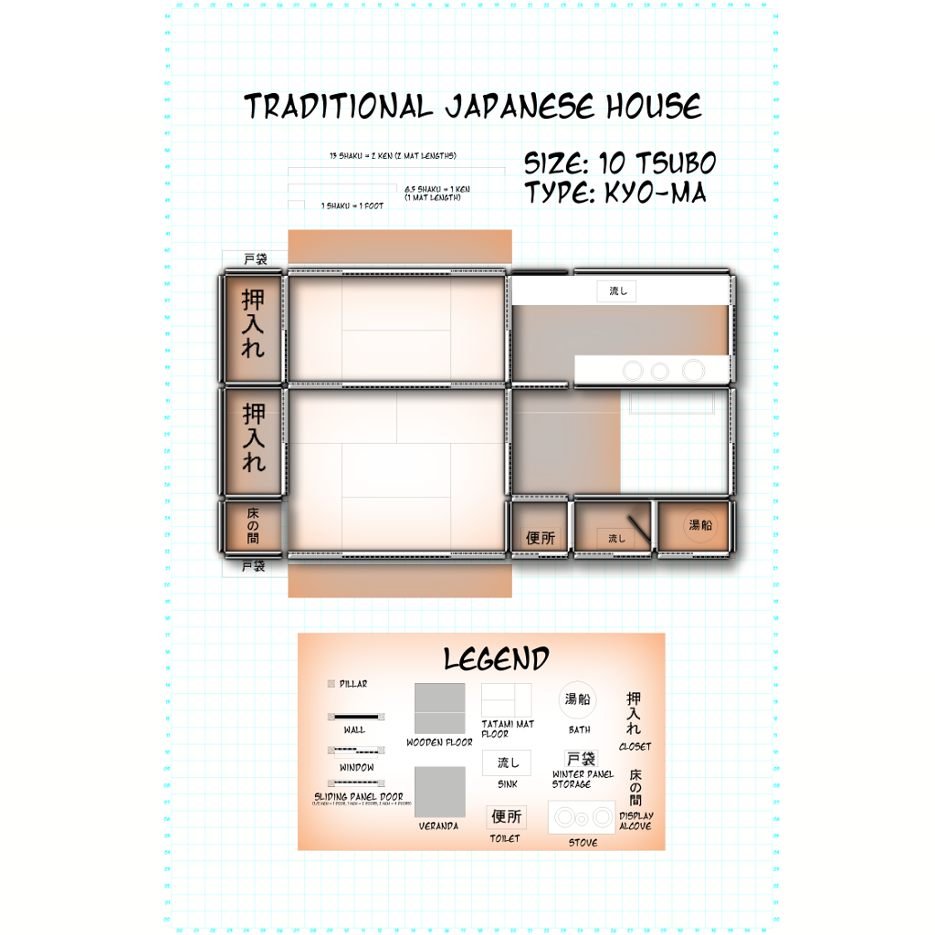 small traditional japanese house plans