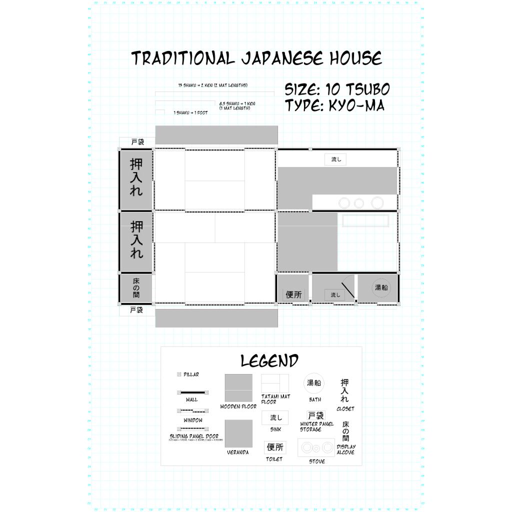 ancient japanese architecture floor plans