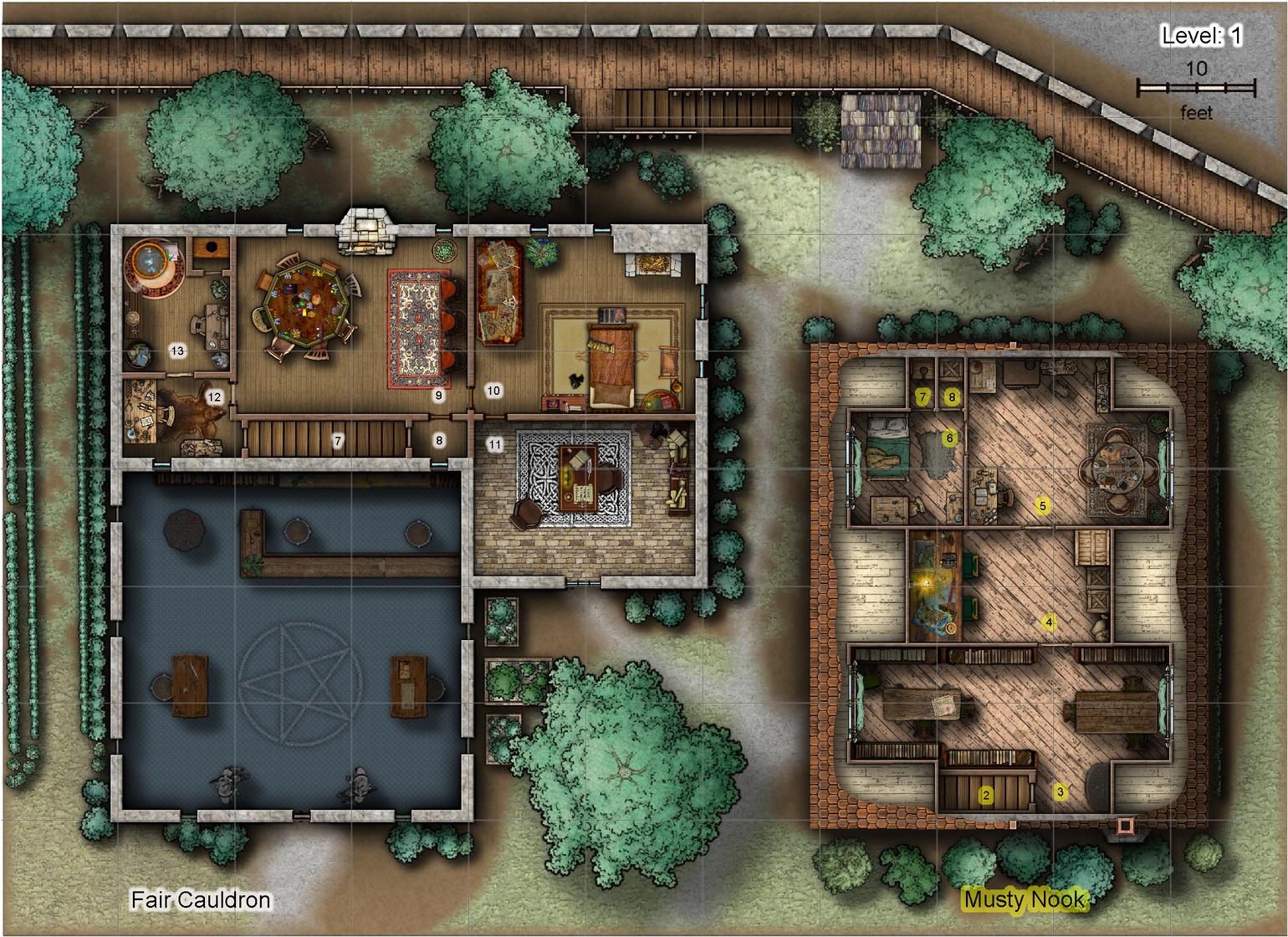 Fair Cauldron (Shop) -- Battlemap — ProFantasy Community Forum