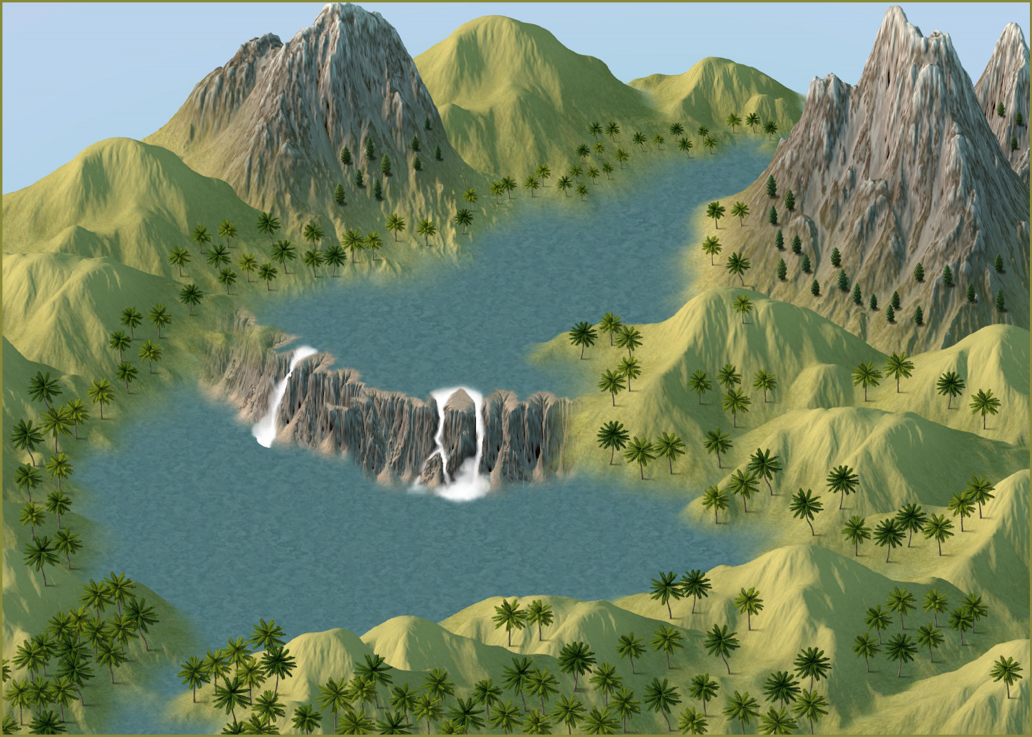 Jungle Waterfall Cliffs.JPG