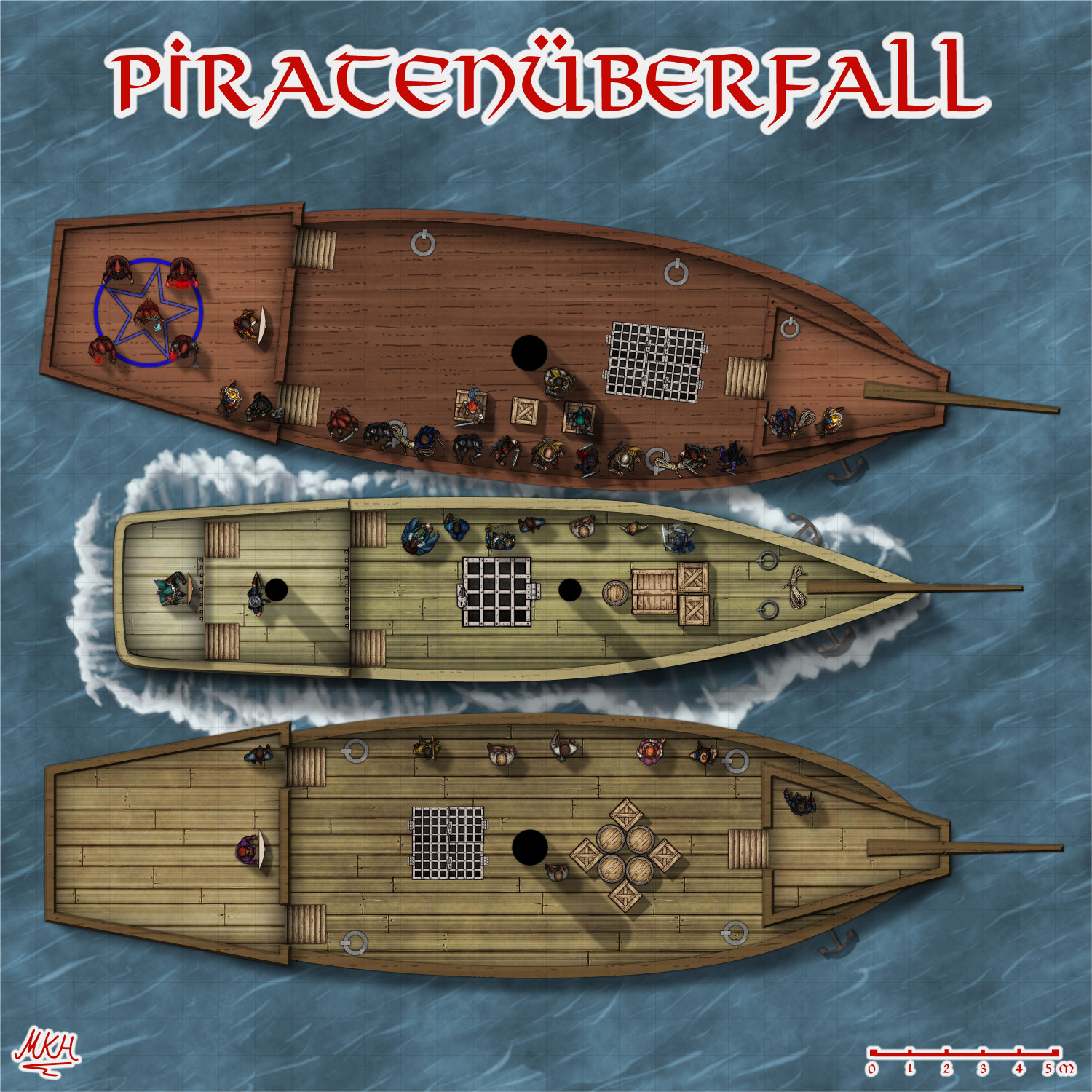 Pirate Attack! A quick Battlemap — ProFantasy Community Forum