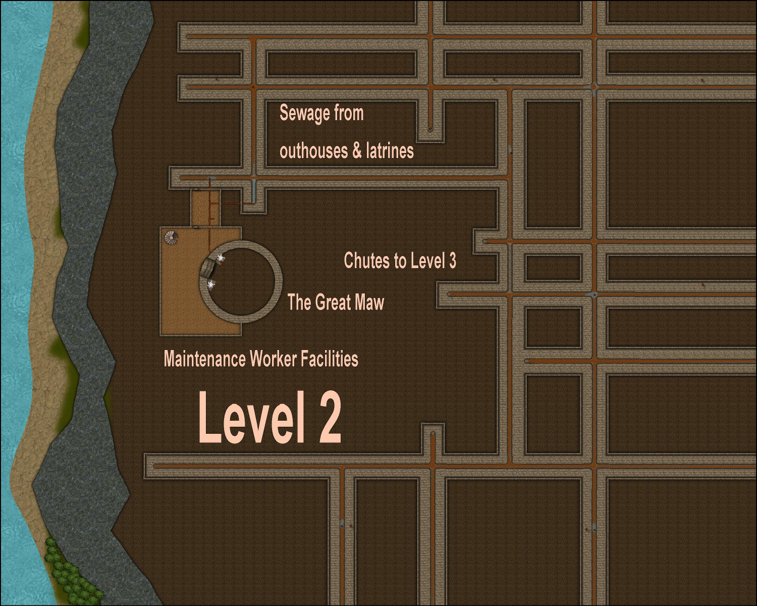 Town Sewer System - Level 2 -  labeled.JPG