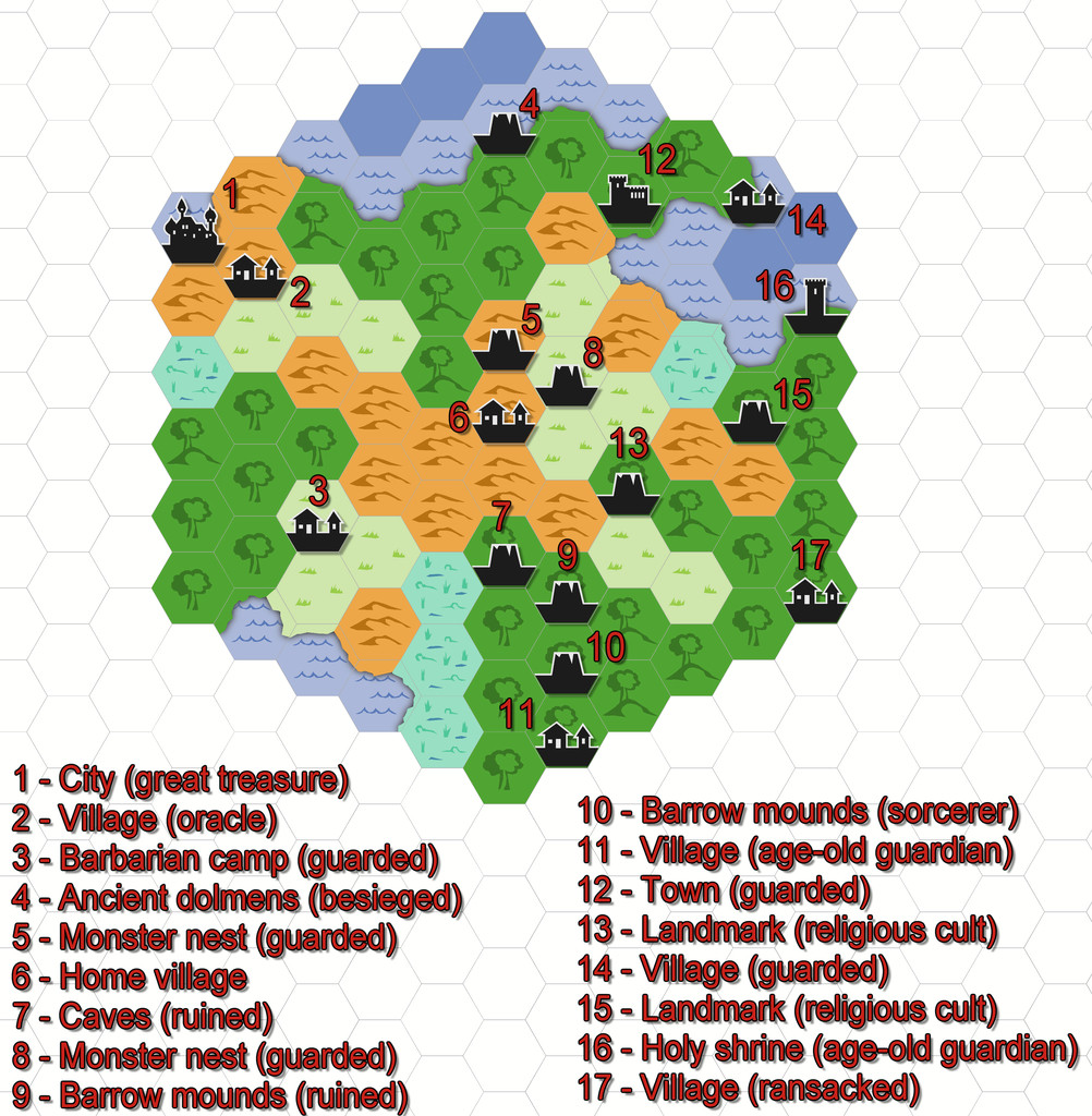The End Games - We just got more Hex Maps suitable for