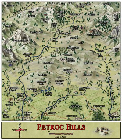 Alarius - Petroc Hills area